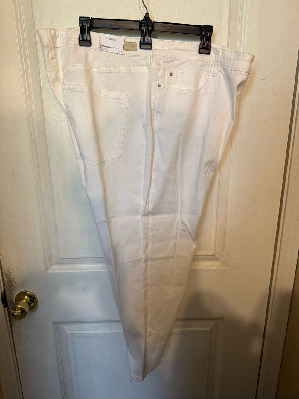 White Slim Jeans - Classic White Denim